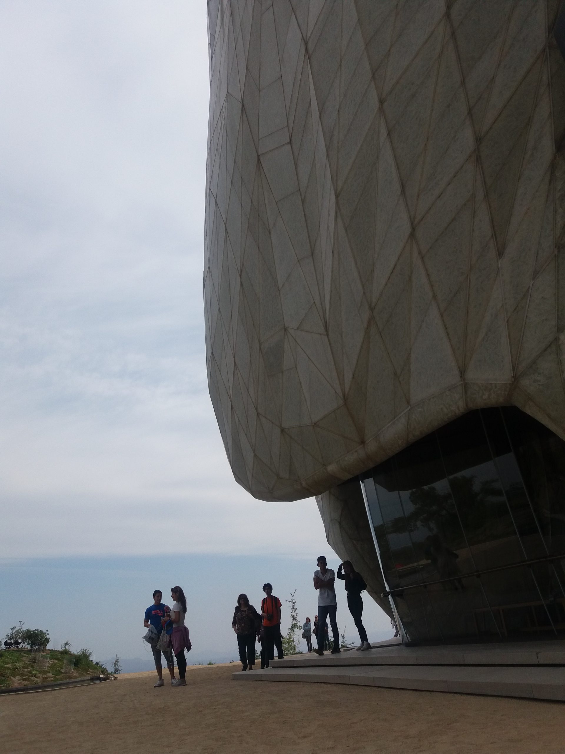 Templo Baha’i o la selfie del Santiago que se mira