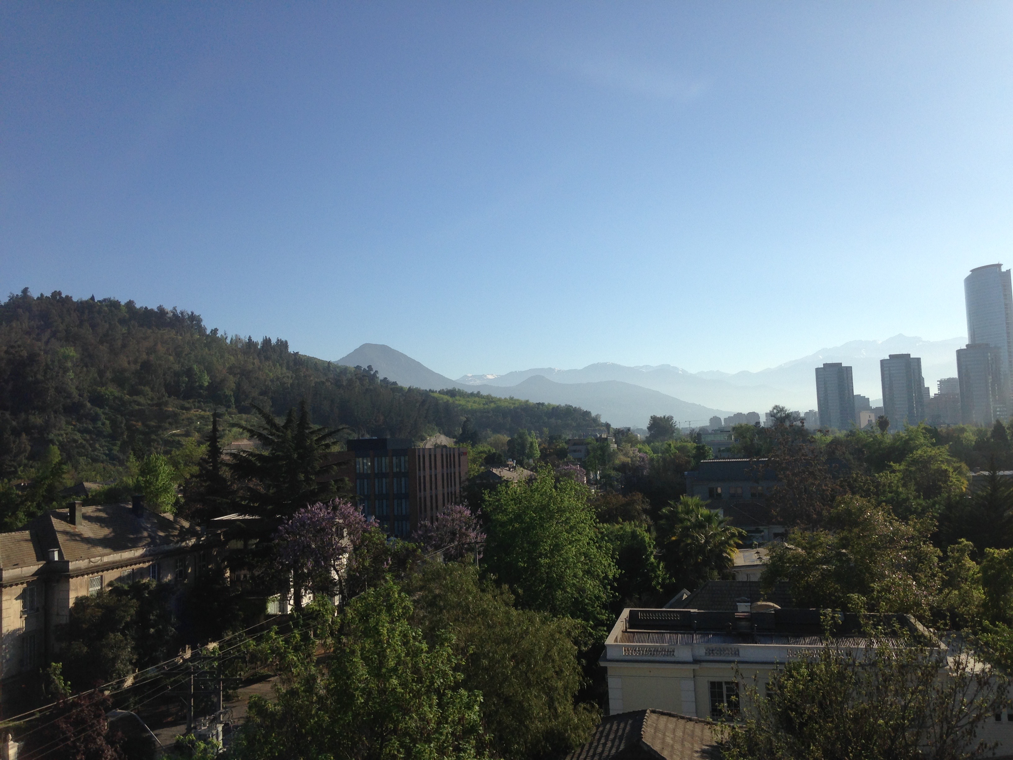 Vista santiago desde Ladera